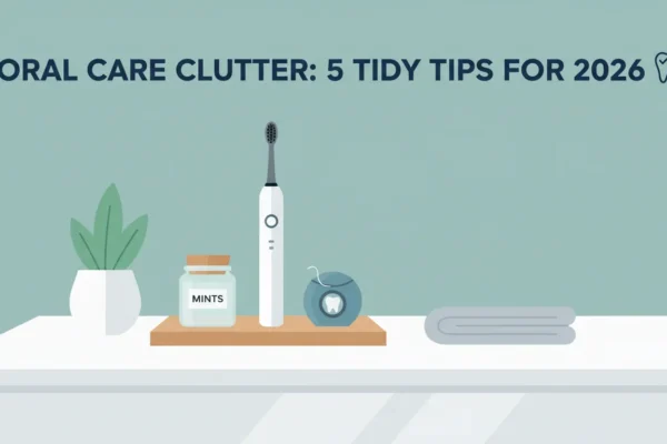Oral Care Clutter: 5 Tidy Tips for 2026